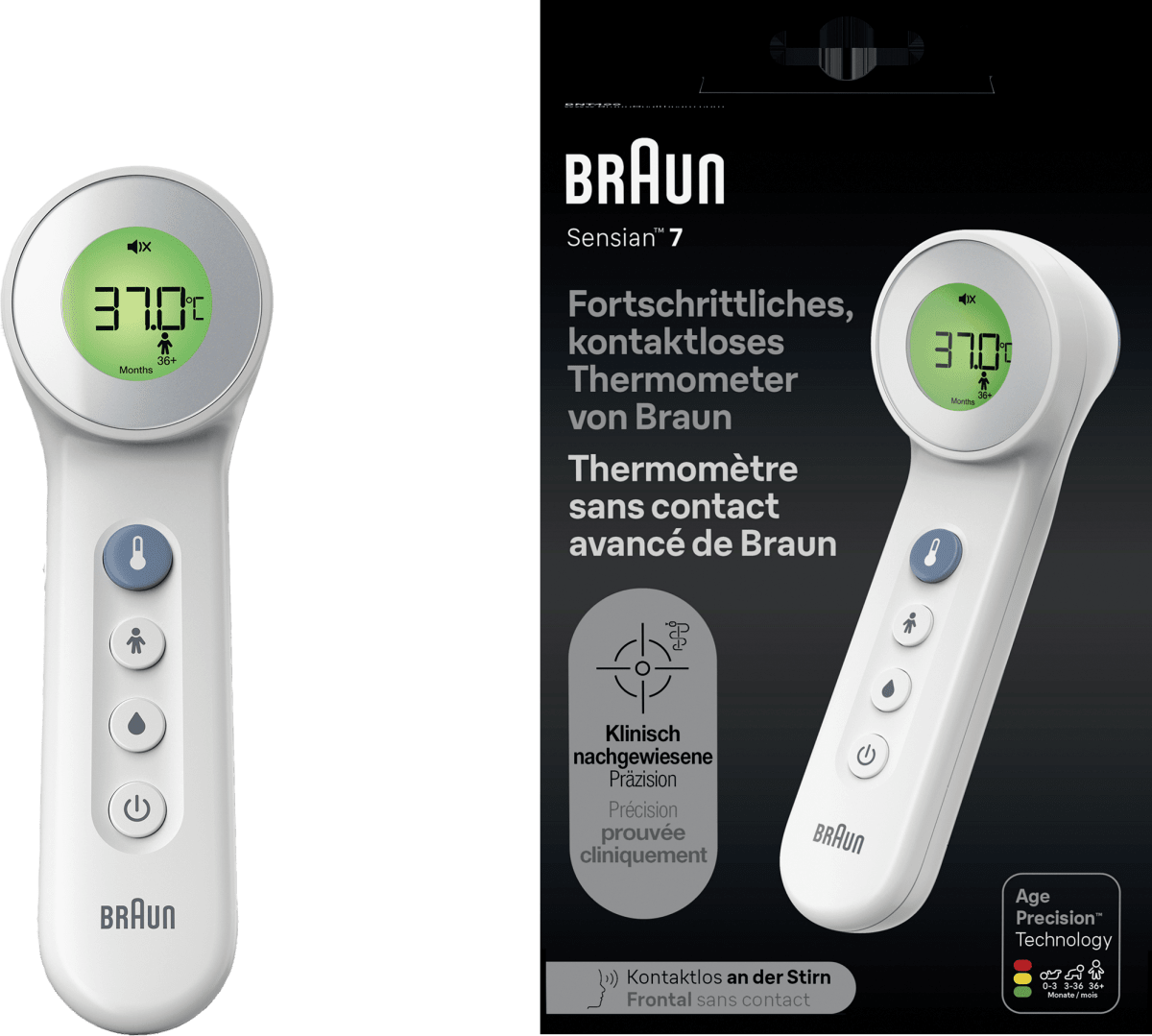Braun Digitalni termometar BNT400, 1 kom.