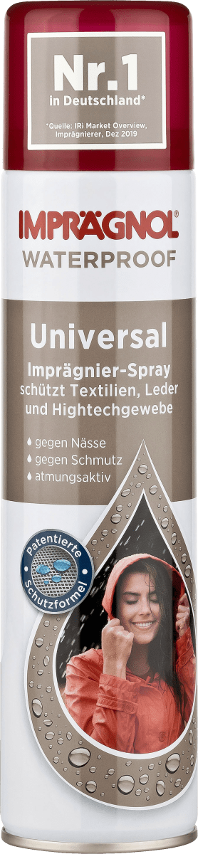 Imprägnol Imprägnierspray universal für Textilien, Leder und