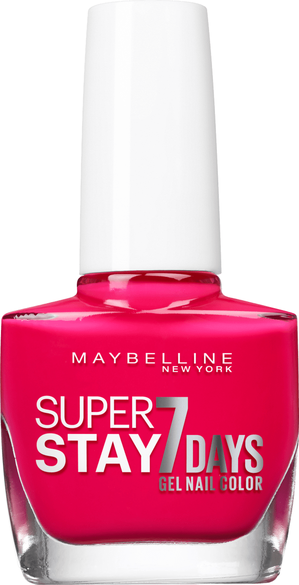 Maybelline New York Nagellack Superstay Forever Strong 7 Days 190 pink  volt, 10 ml dauerhaft günstig online kaufen