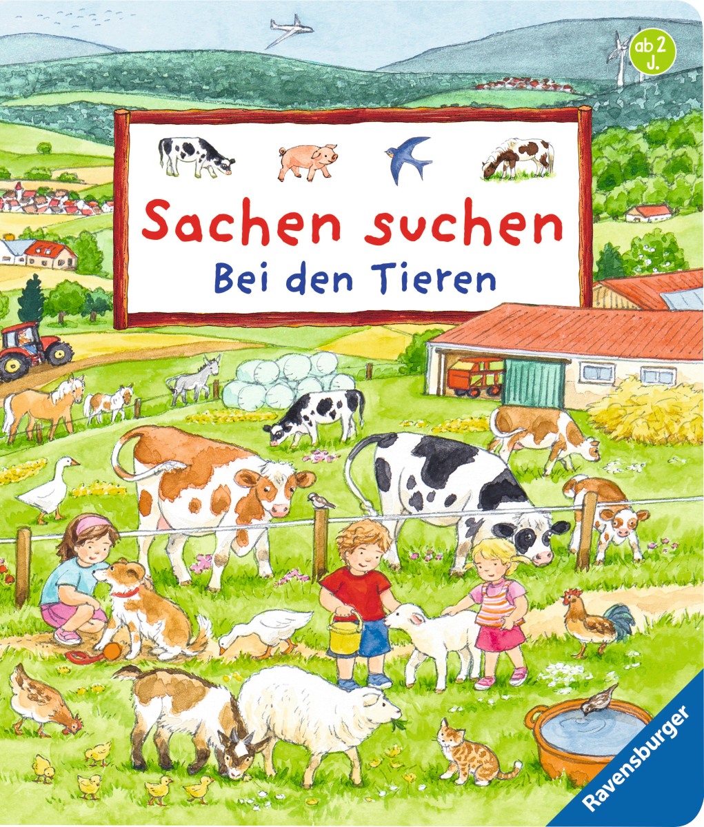 Ravensburger- Tiere enfants-05673-Animaux dans l…