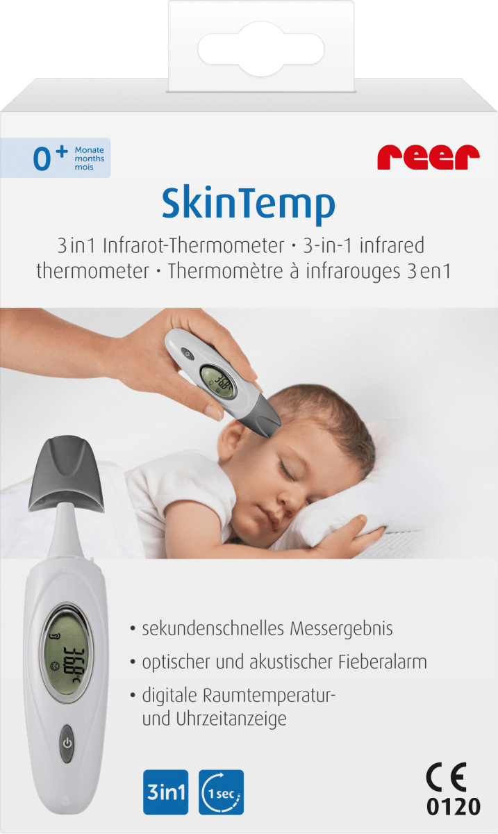 Reer Fieberthermometer Infrarot Skin Temp 3 in 1 für Ohr und Schläfe, 1 St  dauerhaft günstig online kaufen