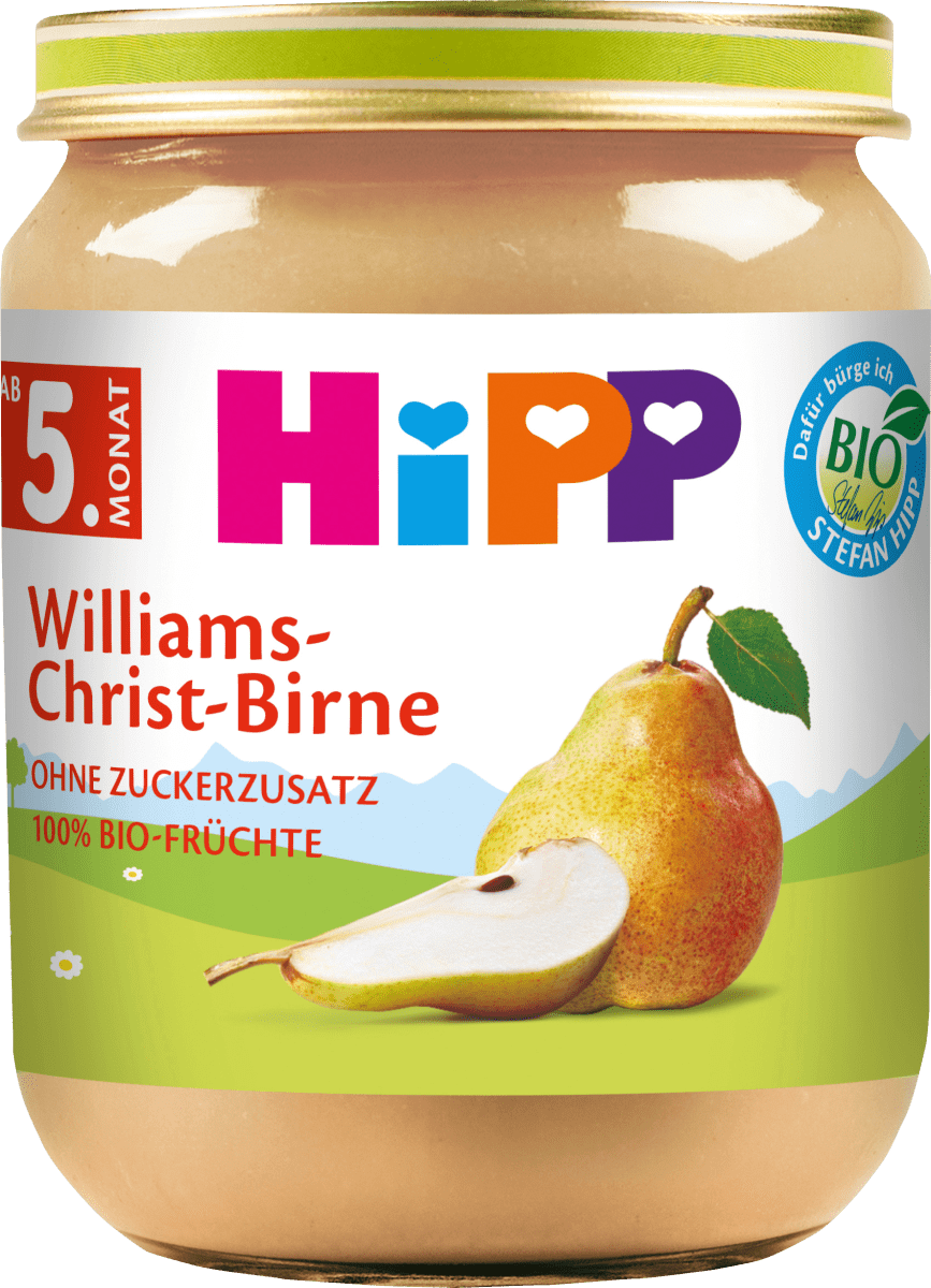 Hipp Früchte Williams-Christ-Birne, ab dem 5. Monat, 125 g dauerhaft  günstig online kaufen
