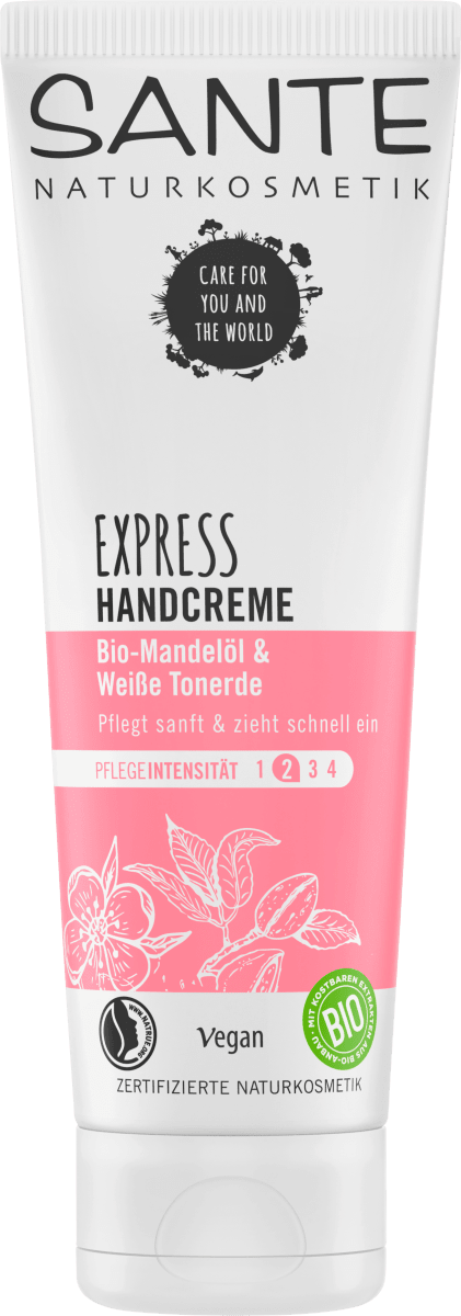 SANTE NATURKOSMETIK Handcreme Express Bio-Mandelöl & Weiße Tonerde, 75 ml  dauerhaft günstig online kaufen | Handcremes