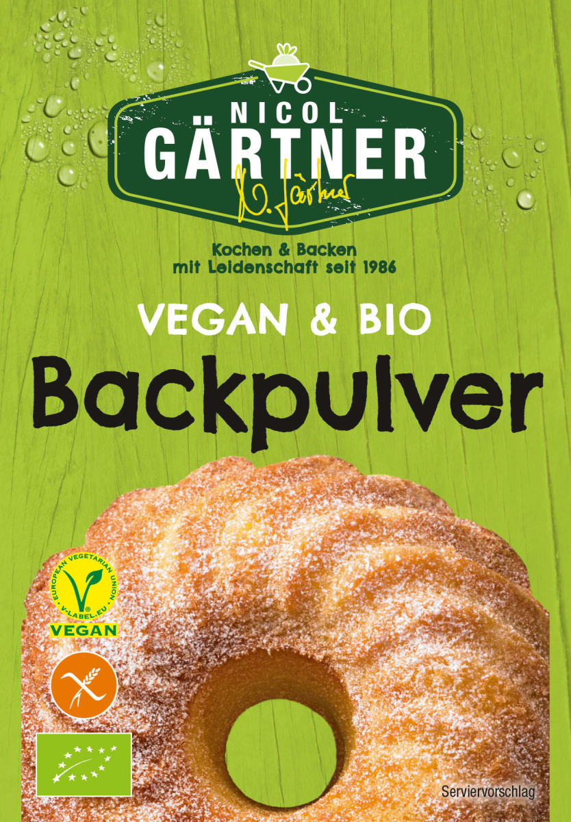 Nicol Gärtner Backpulver (4x17g), 68 g dauerhaft günstig online kaufen