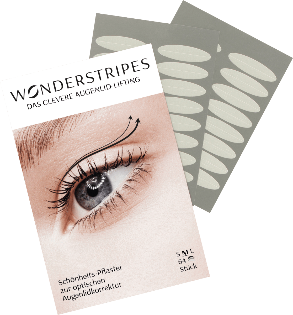 Wonderstripes Augenlid-Liftingstripes Anti-Schlufplid Größe M, 64