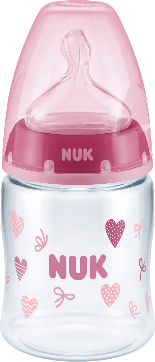 Nip Glasflasche Mit Trinksauger - 125ml Für Babys 0-6 Monate, Made In Germany