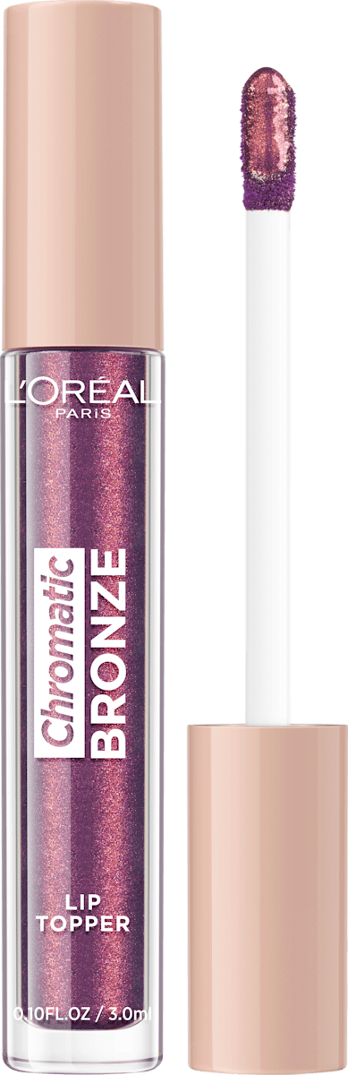 L'ORÉAL PARiS Lipgloss Chromatic Bronze Purple Fizz 03, 3 ml dauerhaft ...