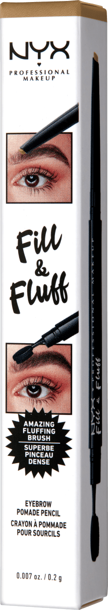 NYX PROFESSIONAL MAKEUP Augenbrauenstift Fill & Fluff Augenbrauenpomade 01  Blonde, 0,2 g dauerhaft günstig online kaufen