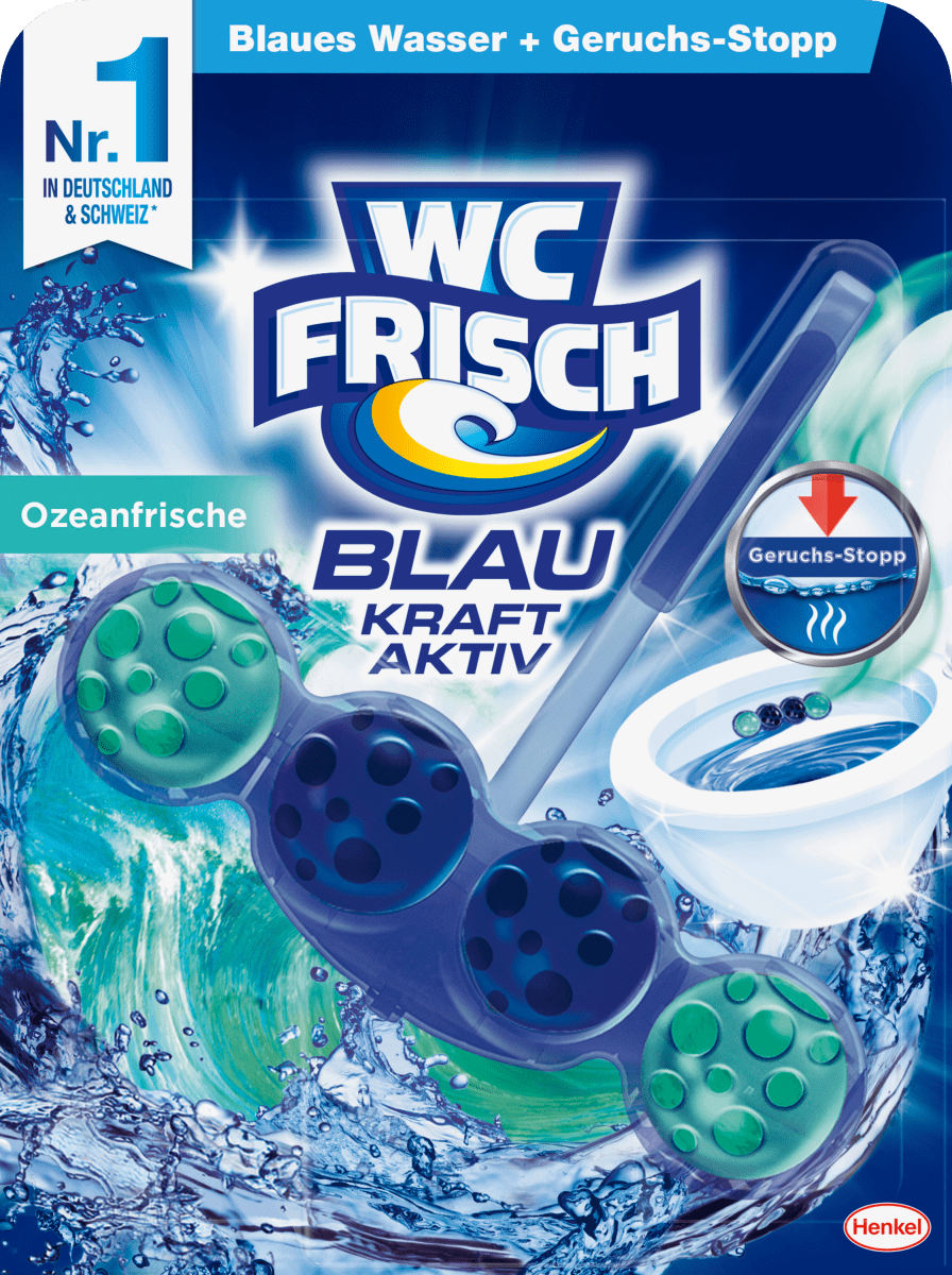 1 St kaufen Kraft-Aktiv Blau dauerhaft online WC-Frisch günstig WC-Stein Ozeanfrische,