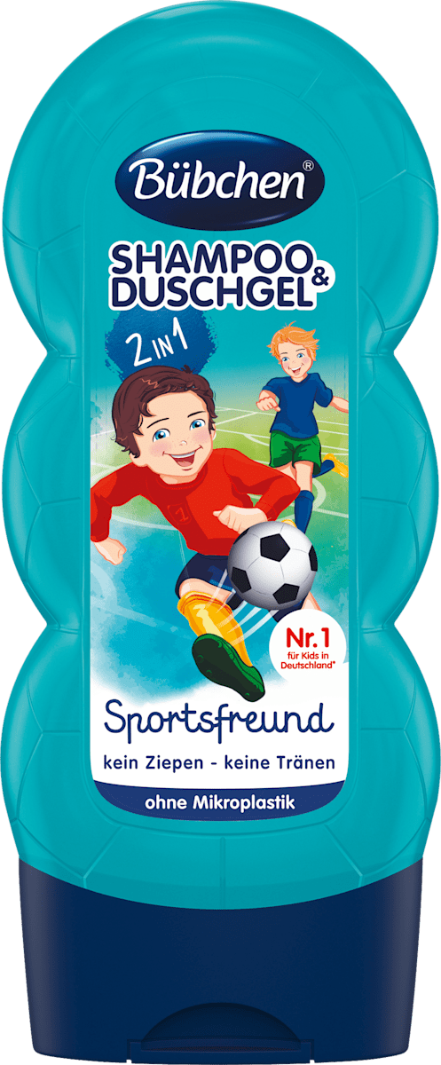 BübchenKids Shampoo & Duschgel Sportsfreund, 230 ml