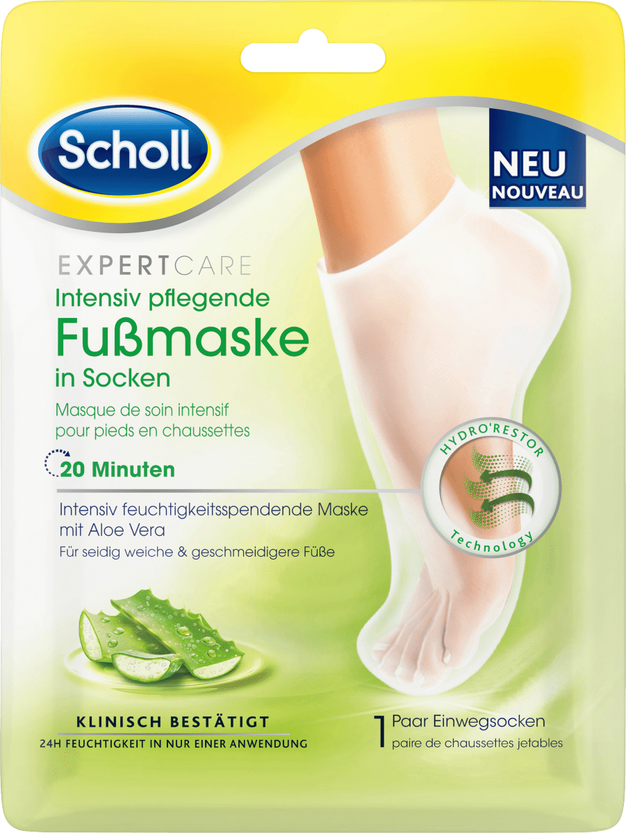Scholl Fußmaske St Vera (1 Socken dauerhaft 2 mit Aloe günstig kaufen Paar), online