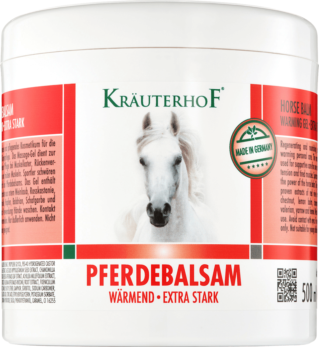 Equicid Pferdebalsam 1 Liter - Tonerde-Basis, Entspannt Sehnen & Gelenke - Nach Dem Training