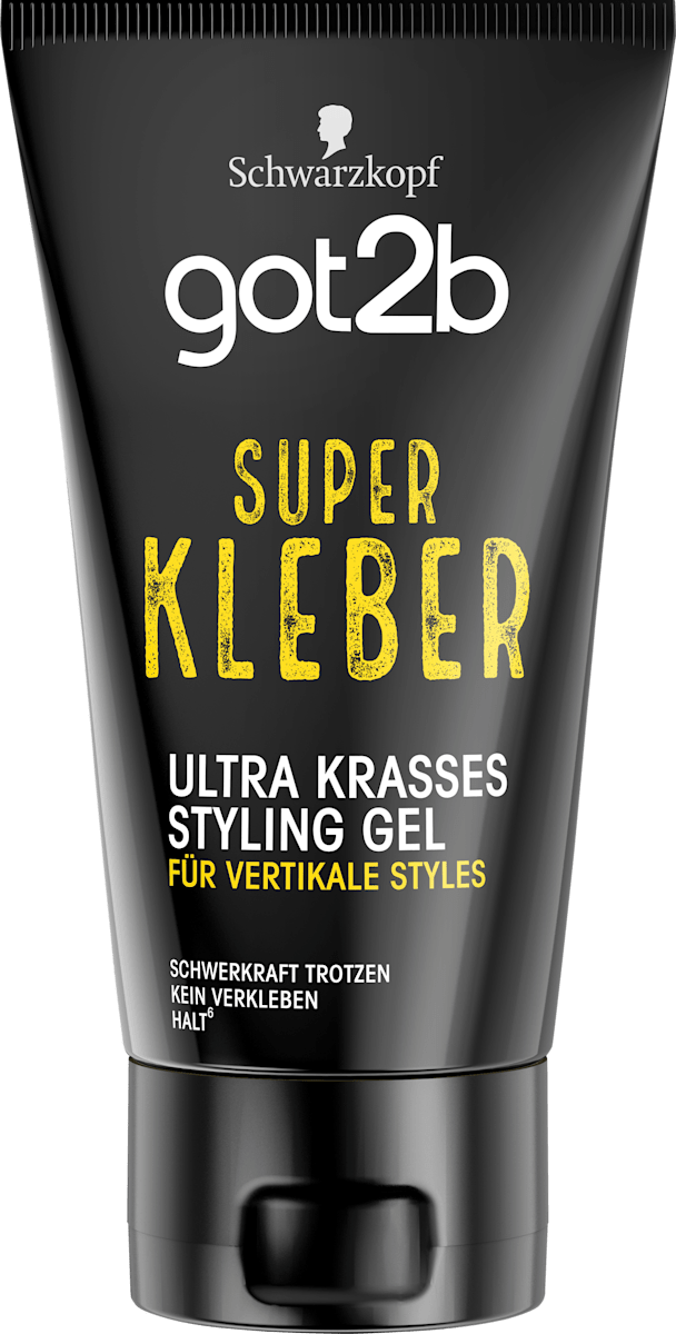 Schwarzkopf got2b Styling Gel Super Kleber, 150 ml dauerhaft günstig