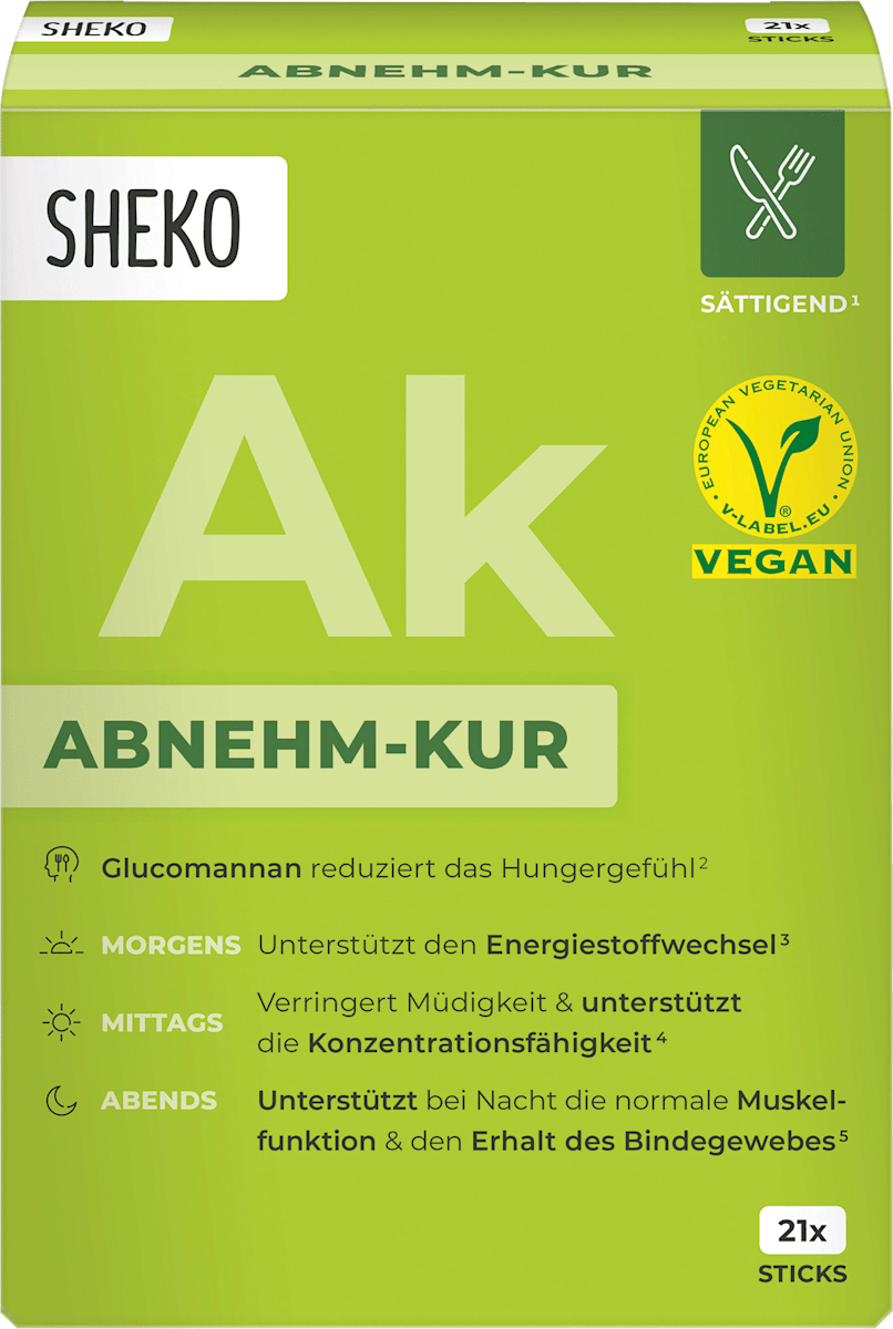 SHEKO Abnehmkur Sticks 21 St, 105 g dauerhaft günstig online kaufen | dm.de
