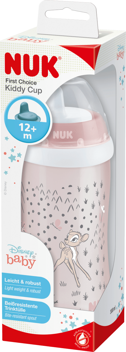 NUK Bottiglia Kiddy Tazza 300 ml, Disney Bambi 