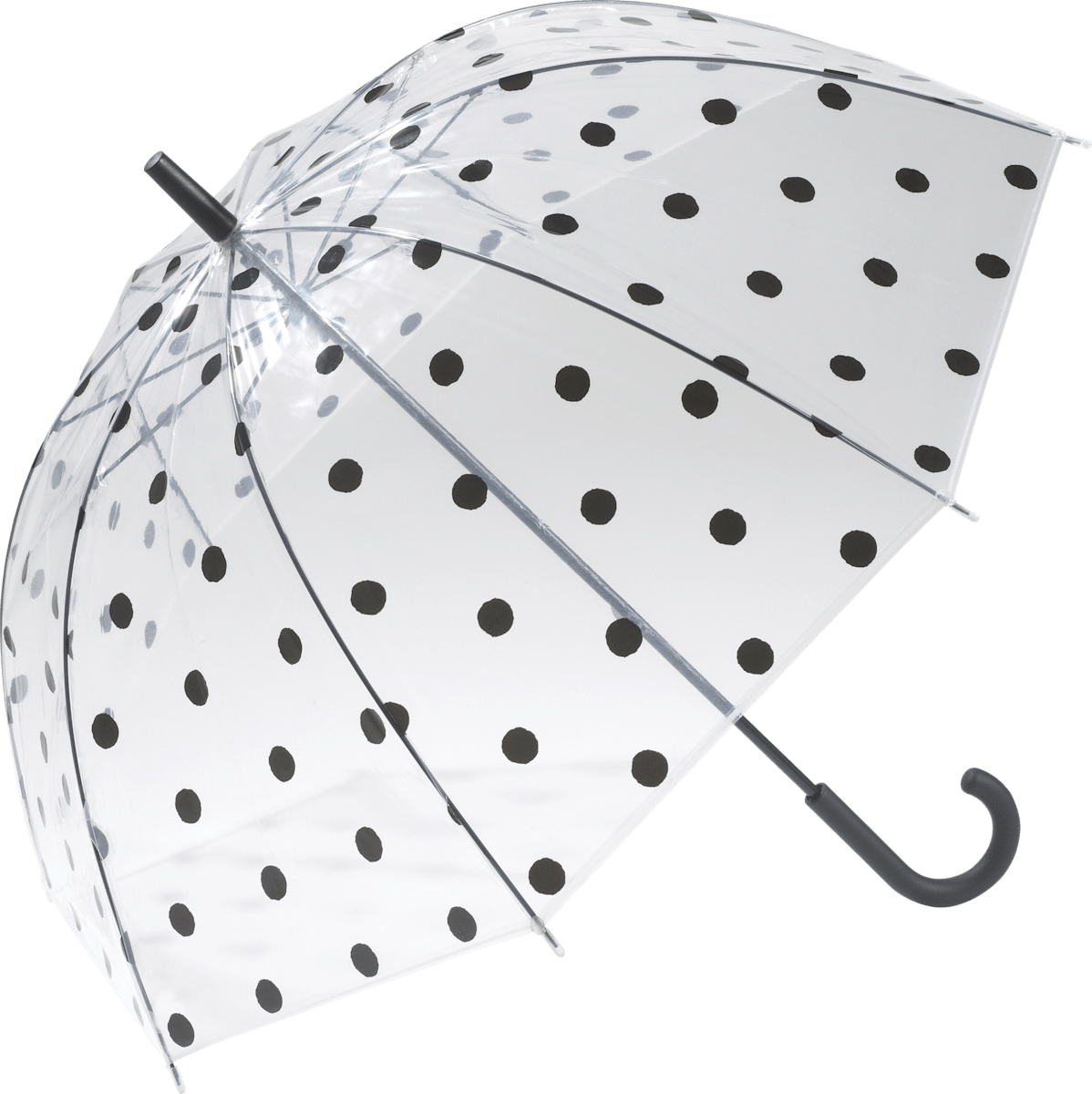 happy rain Regenschirm Punkte transparent, 1 St dauerhaft günstig