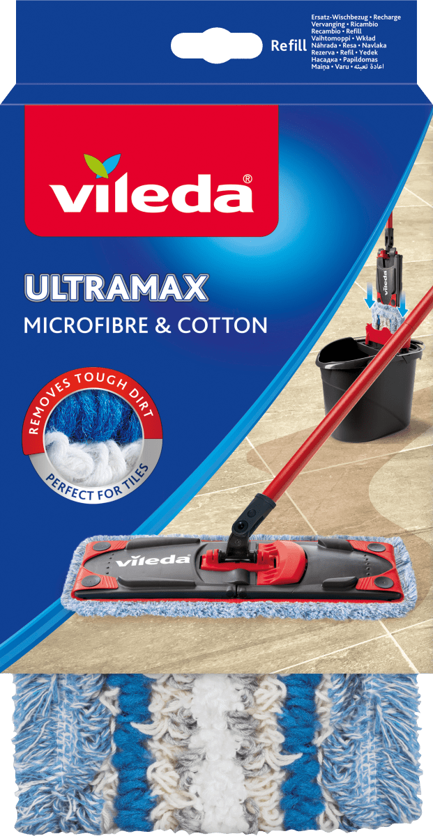 Vileda Wischbezug UltraMax Microfibre & 1 kaufen dauerhaft günstig Cotton, online St