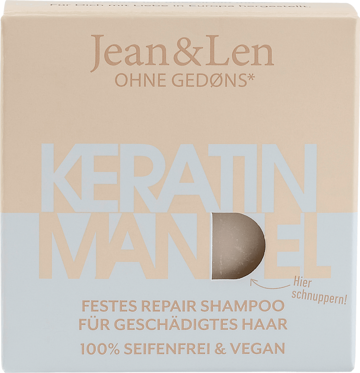 Jean&Len Festes Shampoo Repair Keratin Mandel, 60 g dauerhaft günstig