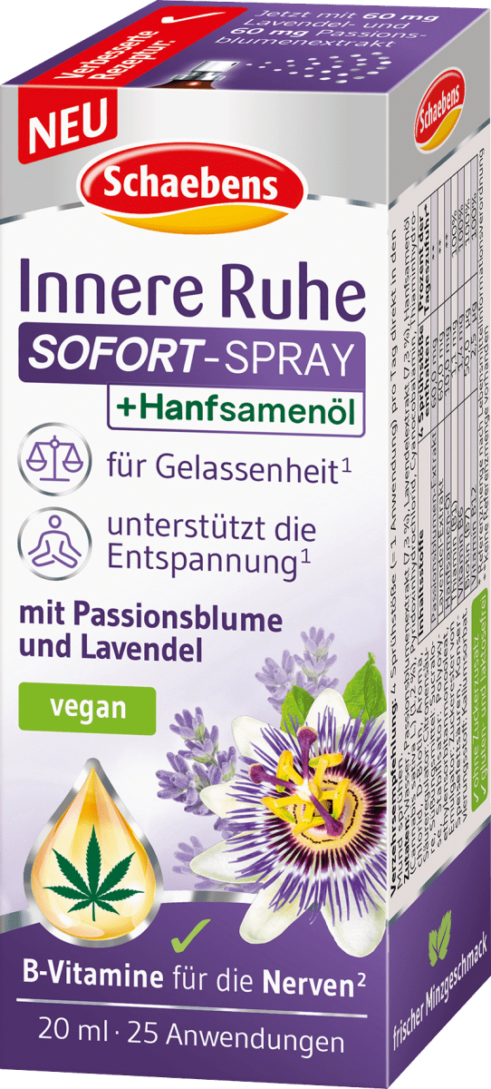 Schaebens Innere Ruhe Sofort-Spray, 20 ml dauerhaft günstig online kaufen
