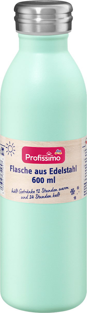 BERGNER Edelstahl-Flasche 570 Ml - Thermo, Blau, Für Unterwegs & Alltag