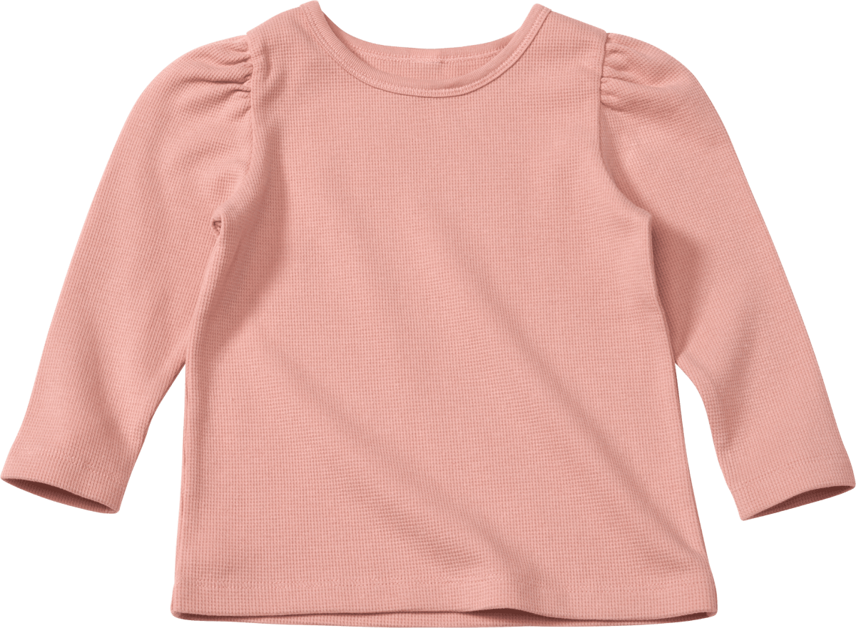 günstig St ALANA online Waffel-Struktur, Langarmshirt rosa, 128, Gr. 1 dauerhaft kaufen in