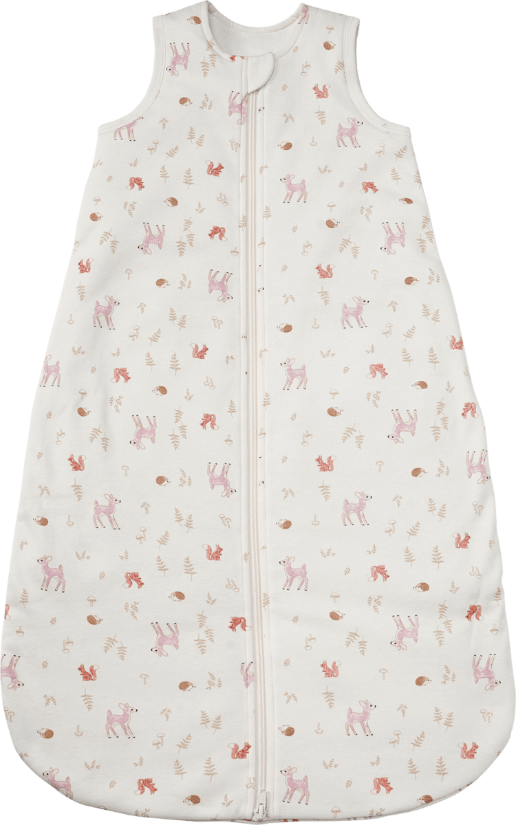 ALANA Schlafsack 2,5 TOG mit RehMuster, weiß & rosa, 80 cm, 1 St dauerhaft günstig online