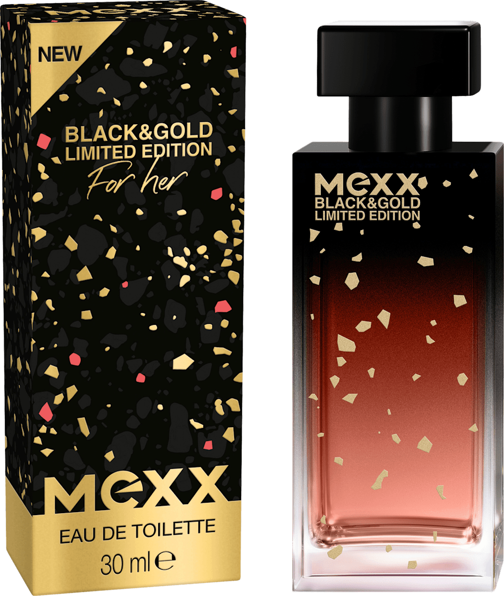 Mexx Black&Gold Woman Eau de Toilette, 30 ml dauerhaft günstig  
