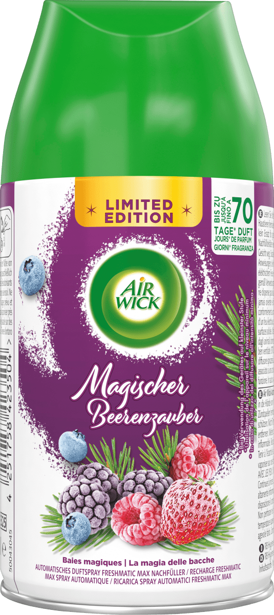 AirWick Lufterfrischer Magischer Beerenzauber Nachfüllpack, 250 ml