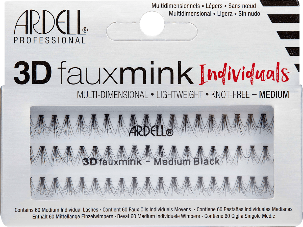 Ardell Falsche Wimpern 'Natural N Grad 117' – 1er Pack, Unsichtbare Trägerband, Handgeknüpft