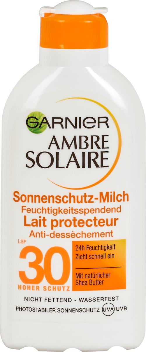 ml 200 Sonnenschutz-Milch LSF 30, Solaire Garnier Ambre