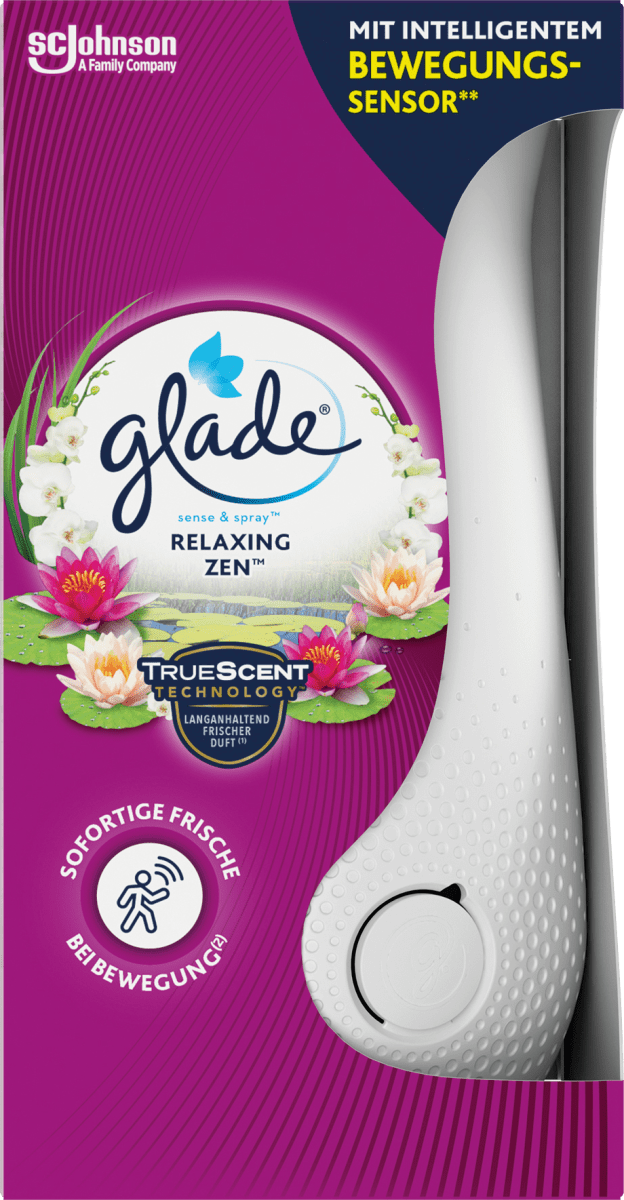 glade sense & spray Standgerät Relaxing Zen, 18 ml