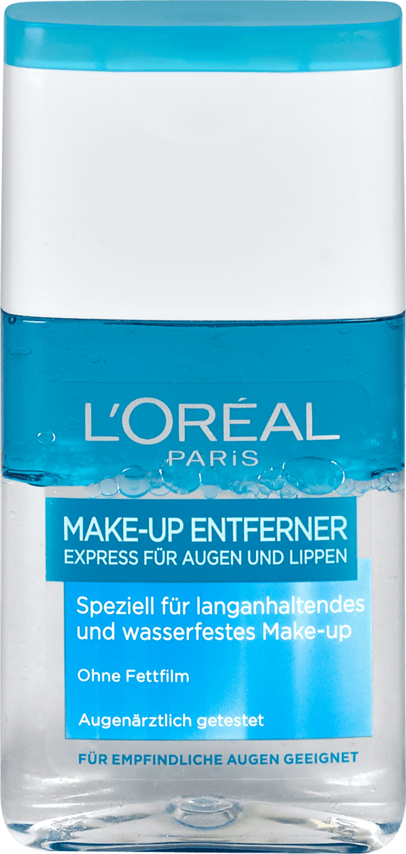L'Oréal Paris Augen-Make-up-Entferner Sanft – 125 Ml, [6er-Pack], Rückstandsfrei & Nicht Fettend