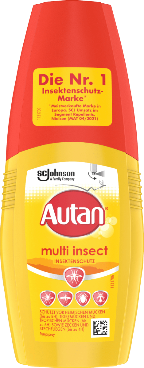 Autan Protection Plus Pumpspray, Multi-Insektenschutz vor Mücken