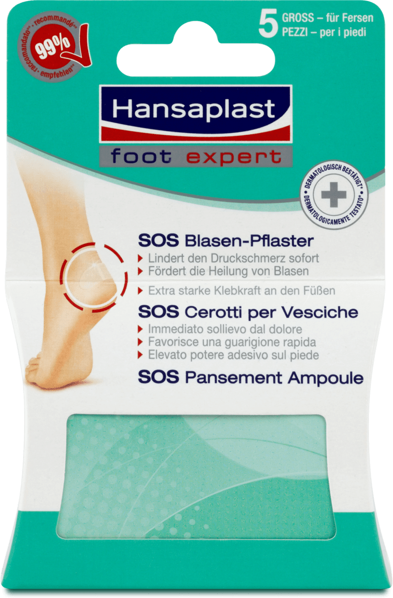 Hansaplast foot expert BlasenPflaster, 5 St dm Dauerpreis