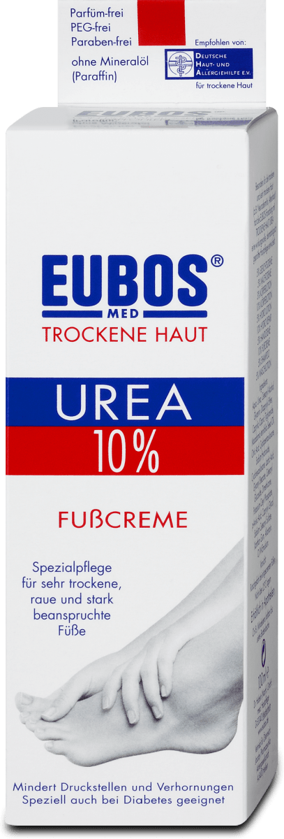 Eubos Trockene Haut Urea 10% Fußcreme, 100 ml