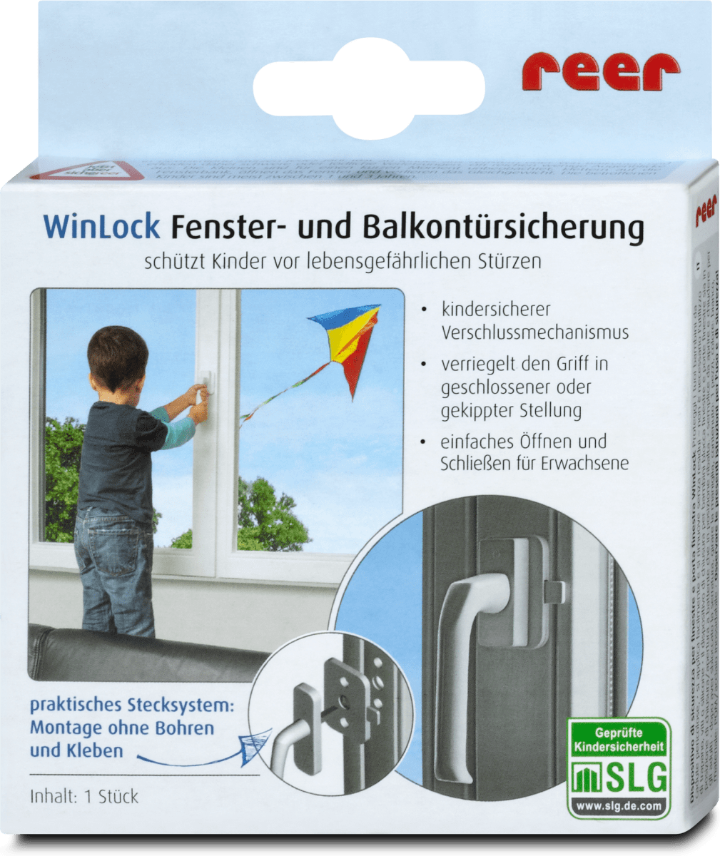 Reer WinLock Fenster- und Balkontürsicherung, 1 St