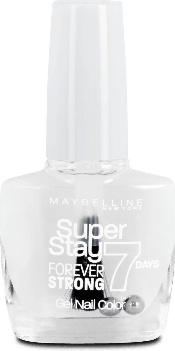 Maybelline New York Nagellack ml Transparent Strong Base 7 025 Clear, Stay Crystal 10 Days Forever Super