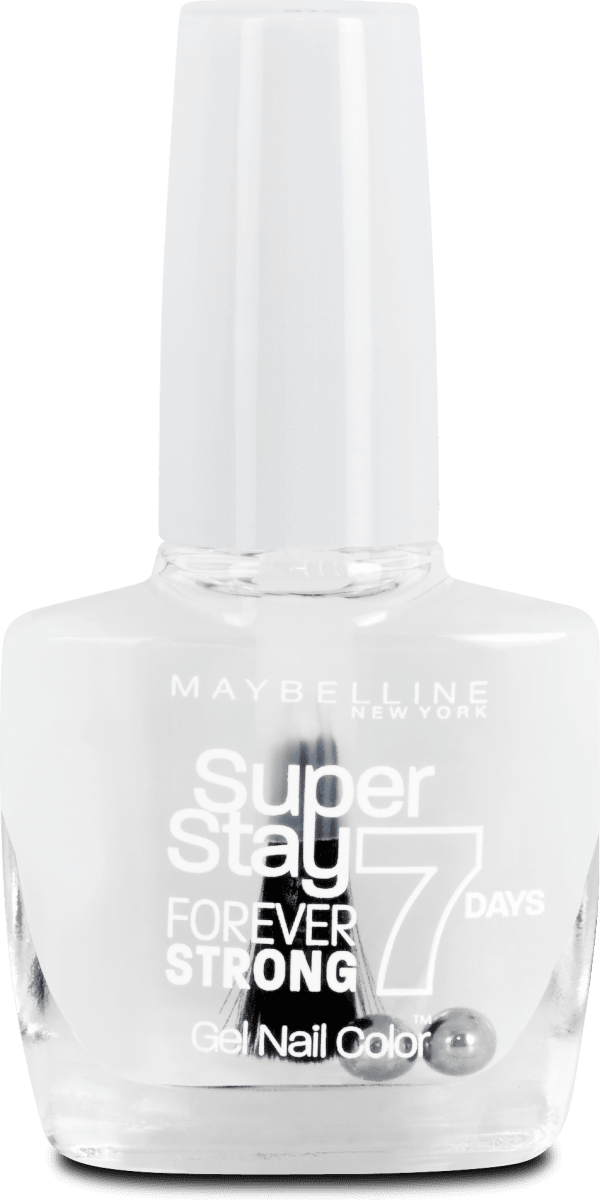 Maybelline New York Nagellack Strong 10 Base Forever 025 Super 7 Days ml Crystal Stay Transparent Clear