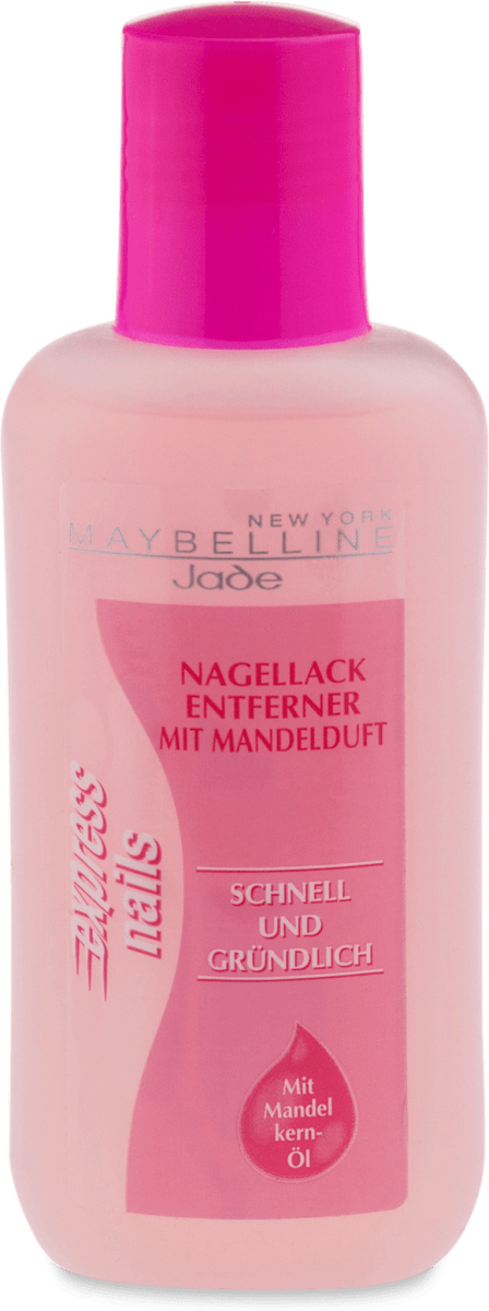 Maybelline Express Maniküre Nagellackentferner – 125 Ml, Acetonfrei, Mit Avocado-Extrakt, Sanft Zu Nägeln