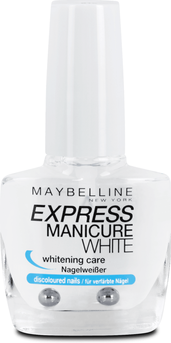 Maybelline New York Nagelaufheller Express Manicure White, 10 ml