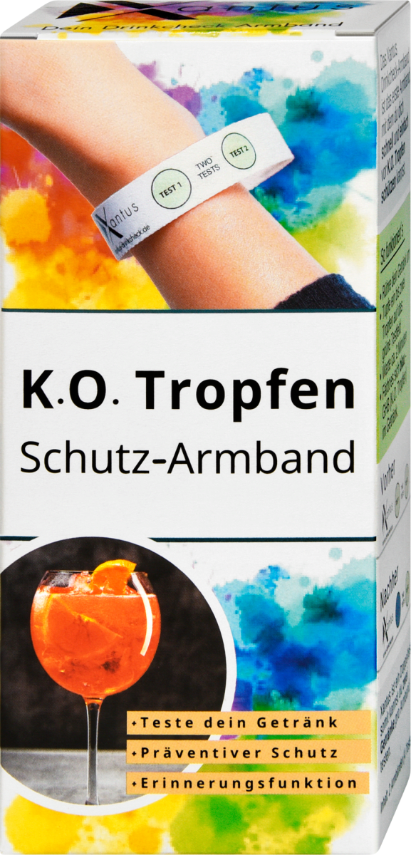Xantus K.O. Tropfen Schutz-Armband, 2 St