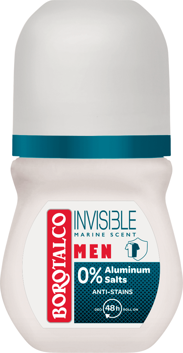 Borotalco MEN Deodorant Roll-On Absolute Invisible Marine Scent