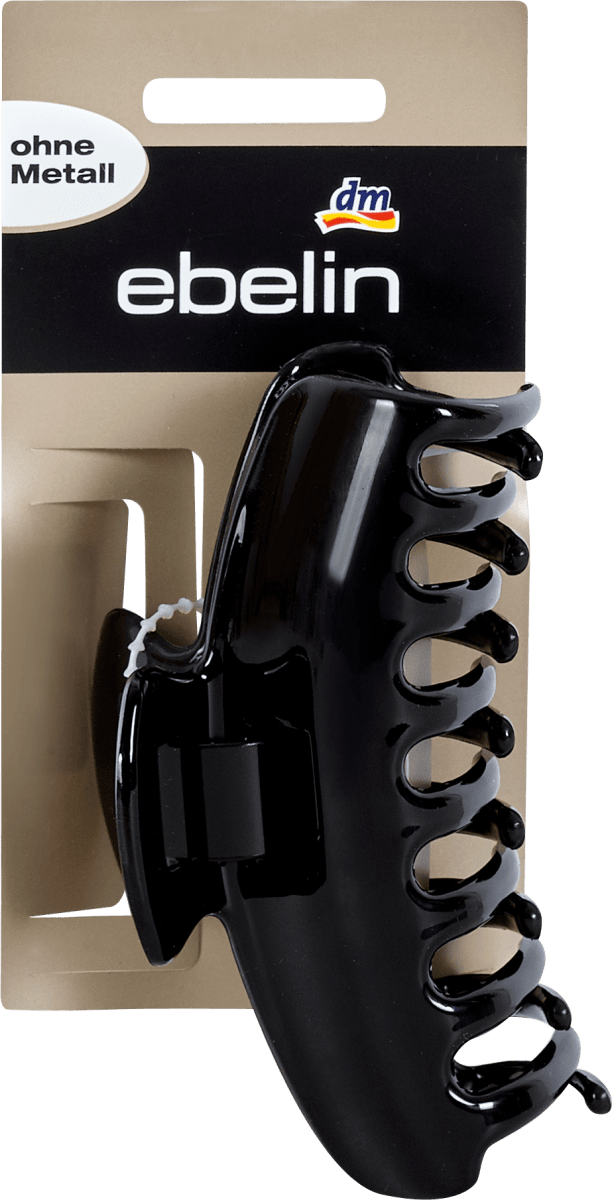 Solida Essentials Wasserwellklammer Flach, Groß, Havanna – 1 Stück Haarklammer Für Damen