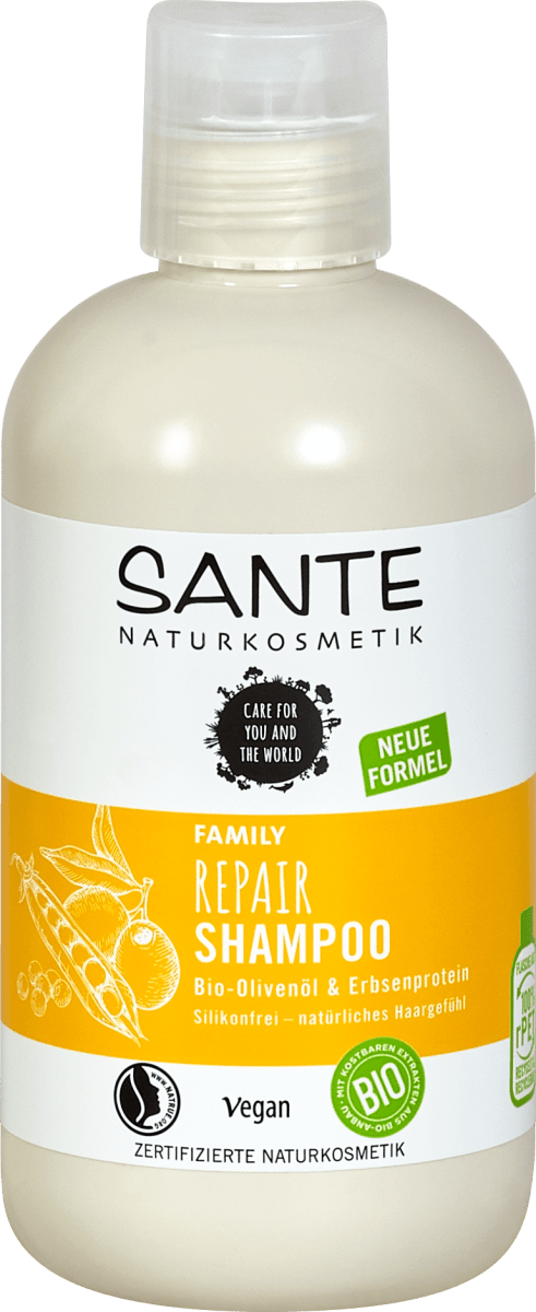 SANTE NATURKOSMETIK 250 Shampoo, Repair ml Family