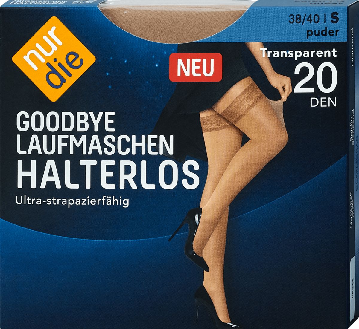 Nur die halterlos 20 den clearance