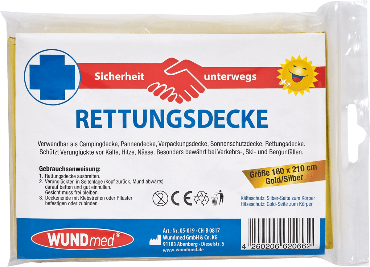 WUNDmed Rettungsdecke, 1 St