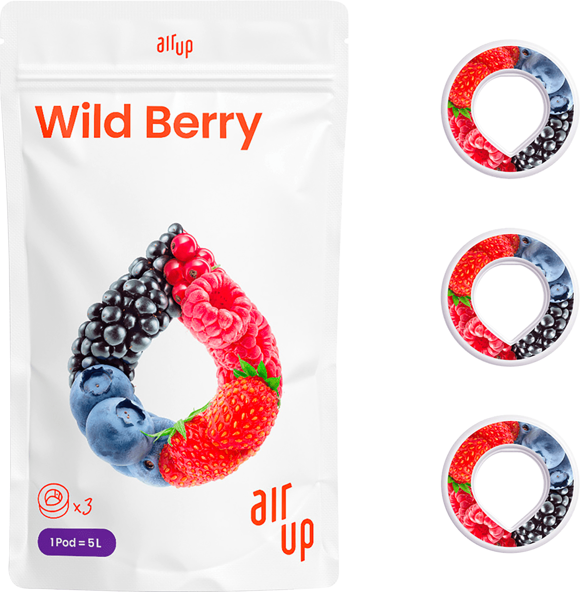 air up Aroma-Pod Wild Berry, 3 St