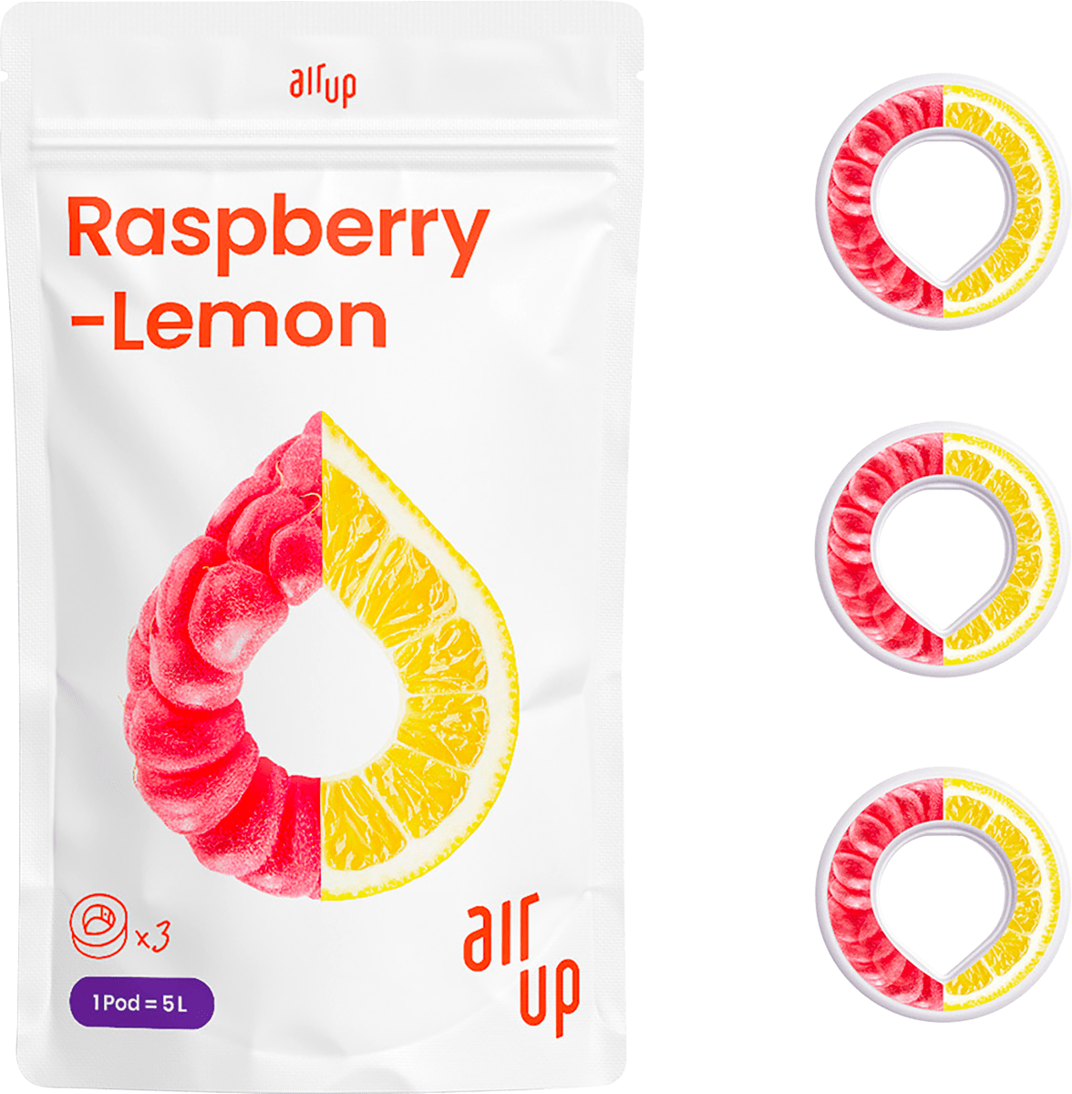 air up Aroma-Pod Raspberry-Lemon, 3 St