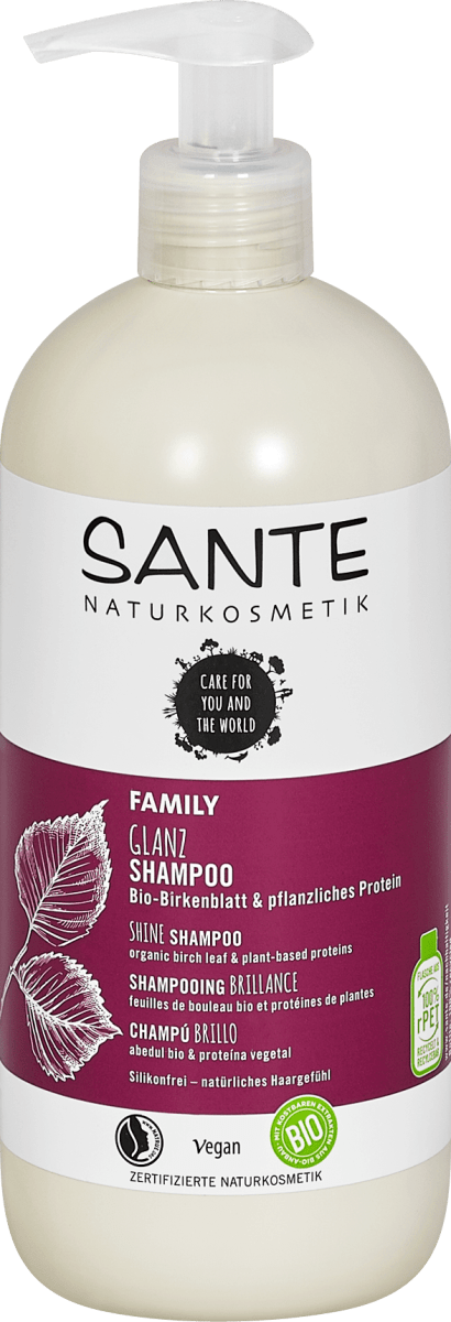 SANTE NATURKOSMETIK Family Glanz Shampoo, 500 ml