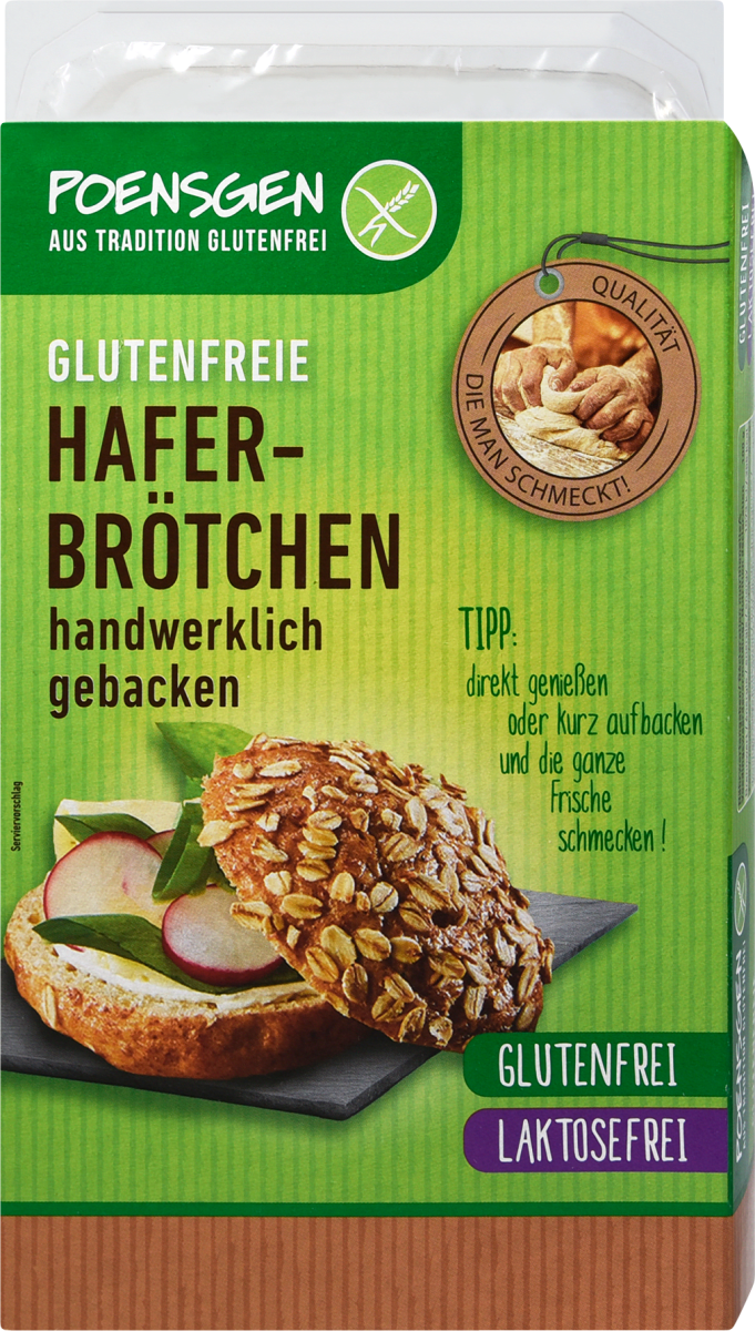 POENSGEN Brötchen mit Hafer glutenfrei (2 Stück), 150 g dm Dauerpreis ...